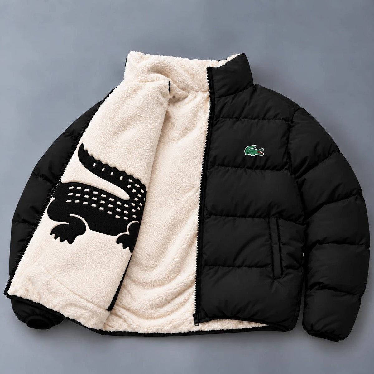 Dual-Face Sherpa Puffer