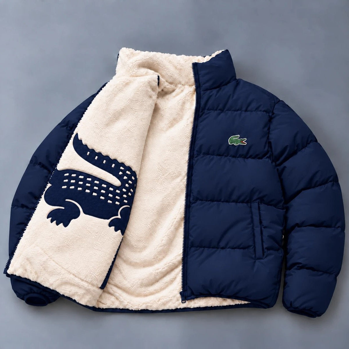 Dual-Face Sherpa Puffer