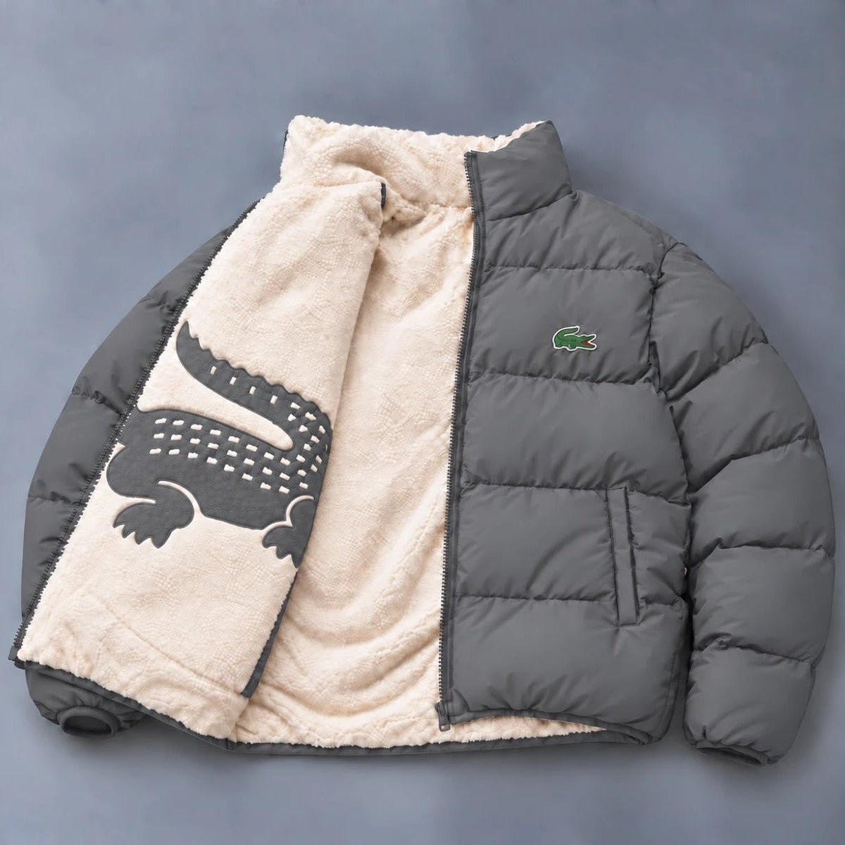 Dual-Face Sherpa Puffer