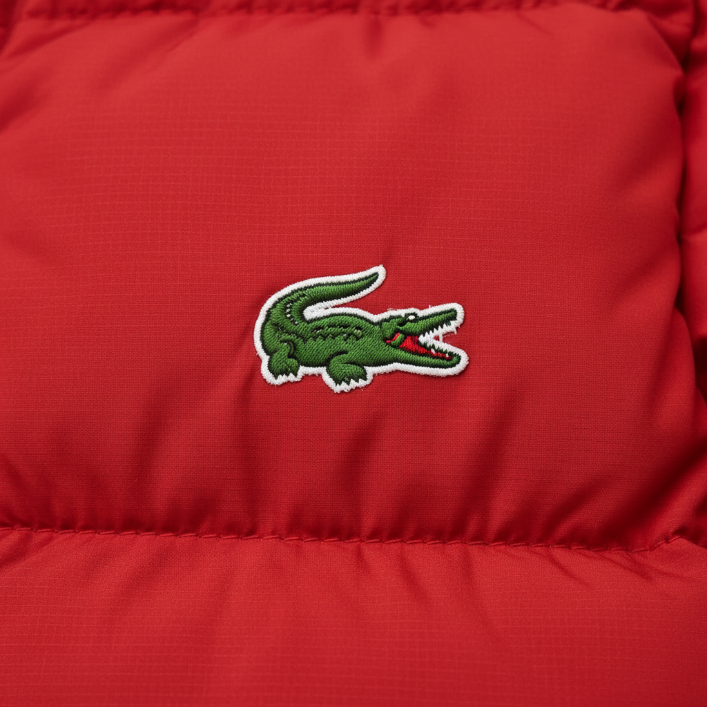 Dual-Face Croc Sherpa Puffer