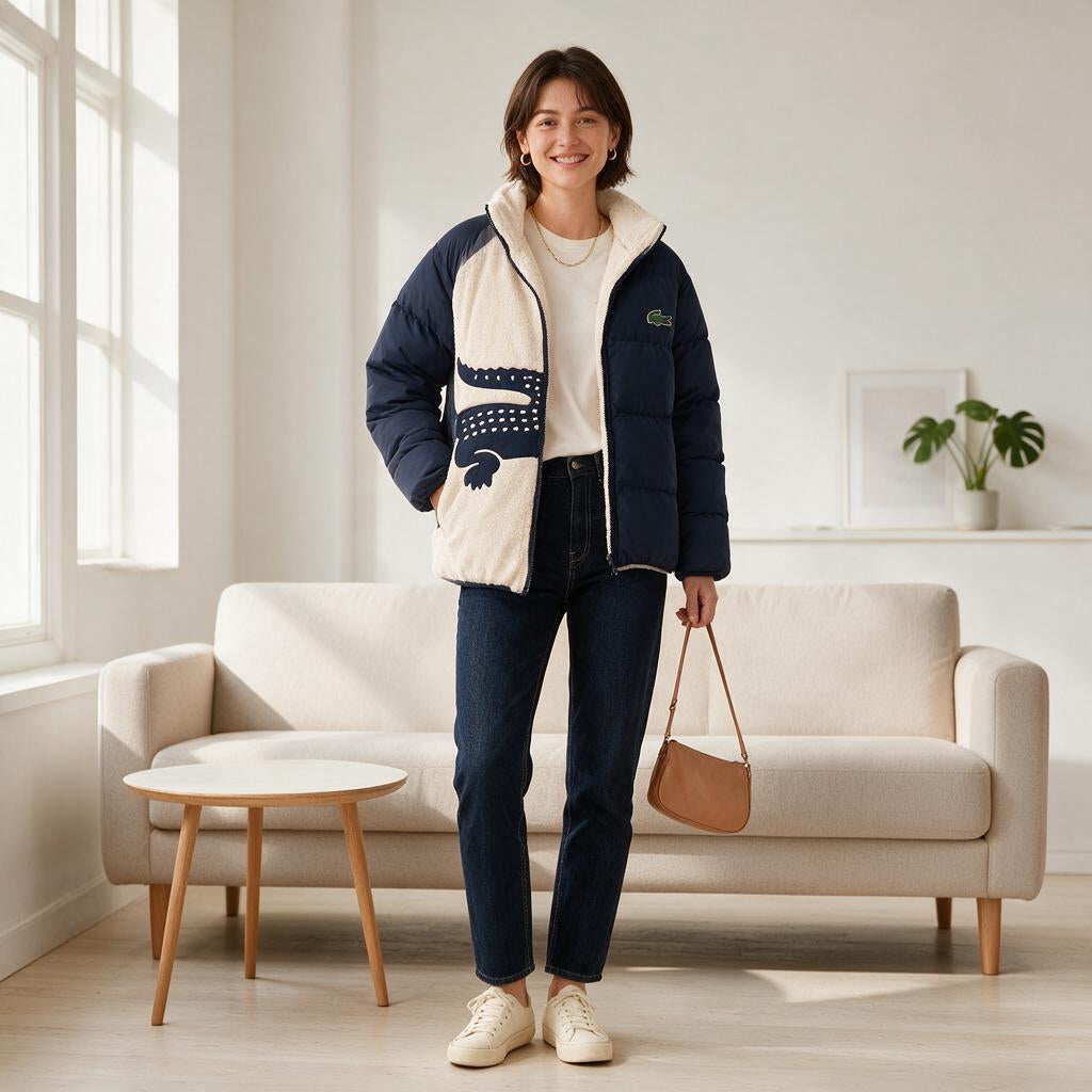 Dual-Face Sherpa Puffer